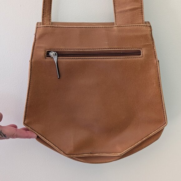 Matt & Nat Marlon Crossbody Bag – Tan Vegan Leather, Well-Loved - Picture 2 of 12